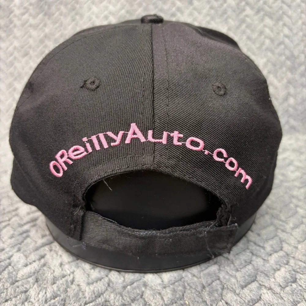 O'Reilly Auto Parts Hat Baseball Cap Women OSFM Black Pink Embroidered Logo